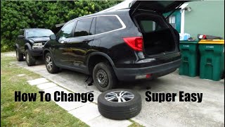 How to Change the Spare Tire on Honda Pilot