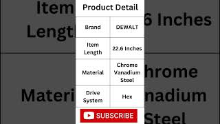 DEWALT Mechanics Tools Kit and Socket Set. #productreview #viral #shorts