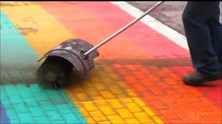 Yet Another Rainbow Crosswalk is Installed to Please the LGBT