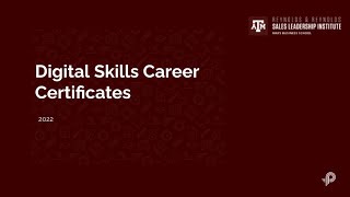 Stay Ahead of the Digital Curve with Texas A&M's Certificates 6/23/22