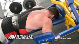 IFBB Pro Brian Yersky Shoulder Training Workout