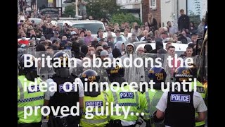 The Home Office abandons the idea of innocent until proved guilty for those they consider far-right