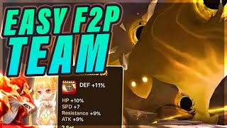 100% Dimensional Predator Clear - FULL F2P Team | EZ Strategy - BOSS #3