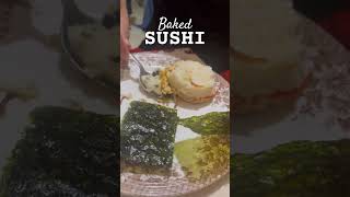 How to eat Baked Sushi