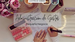 Administración de Gastos de mi Pequeño Negocio | Presupuesto + Relleno de Sobres