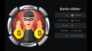 Hack The Box: Bankrobber w/o Metasploit