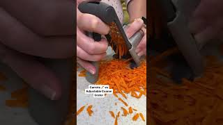 Carrots 🥕 vs not cutting my hand 🖐️ when using the adjustable course greater!