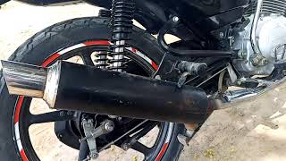 Yamaha YBR Exhaust Sound Test | Best Exhaust For YBR |  YBR Modified Exhaust