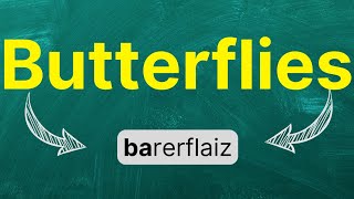 Cómo pronunciar: Butterflies 'Mariposas' 'Insectos coloridos' en inglés Americano con ejemplos