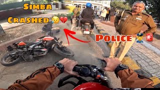 @Nikhilchauhanvlogs1 || police ka matter ho gya? || Bullet Vs Police || Bullet Vs Pulsar Ns