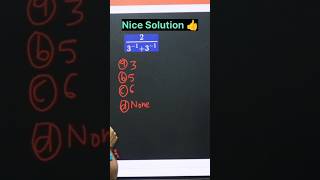 Nice Negative Exponent Math Problem #maths #shorts #ytshorts #mathproblem