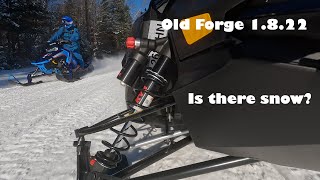 Snowmobiling Old Forge 1/8/22 - Is there snow?   New sponsor!  Come along for the ride!