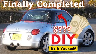 Roof Color Change-5 (Final) [Daihatsu Copen L880K] JDM DIY Paint