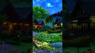 Paradise under the night sky . #relax #relaxing #nature #flowers #beautiful #soothing #shorts #short