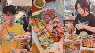 Đãi Team Máy Bào Ăn Món Thái vì cái tội quánh lẻ | Kat Onion #tiktok #food  #vblog