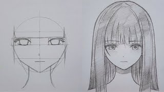 How To Draw Anime Girl In Easiest Way | For Beginners