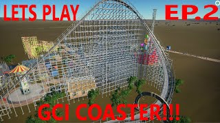 Lets Play Planet Coaster Episode 2: GCI Wooden Coaster and Scenery!!