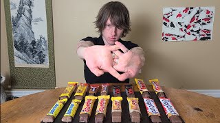 ASMR Lots of Crunchy Candy Bars! | No Talking