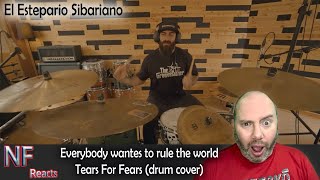 El Estepario Sibariano – Drum Cover “Everybody wants to rule the world” reaction