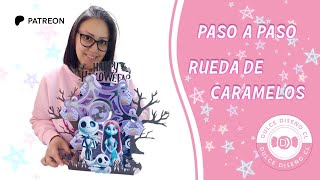 PASO A PASO Armado Rueda de caramelos Halloween 👻🎃🕸️🕷️