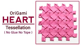 Origami Heart Tesselation ( Master Jugal ) || Unit Tesselation Series-3 || ORIGAMI J15