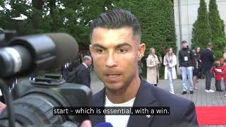 Ronaldo: Portugal 'must live in the moment' at Euros