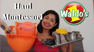 HAUL DE MATERIAL MONTESSORI EN WALDO´S | VIDA PRÁCTICA | MAMÁ Y MAESTRA