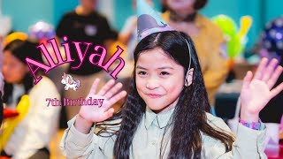 Alliyah turns 7