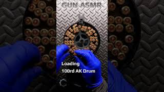 Gun ASMR The Soothing Sounds of a 100rd AK-47 Drum Being Loaded | #shorts #AK47 #asmr #guns