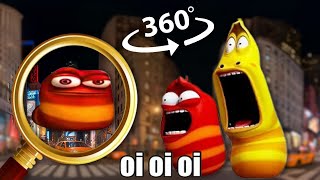 🔍😲 oi oi oi Red Larva Meme LOST in 360 VR | Shanghai, Paris, New York | ei ei ei Finding Challenge 🎥