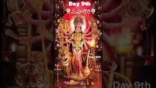 Day 9th 🌼 మహగౌరి🌸Day 7 of Navaratri Worship of Goddess Saraswathi Devi🌸Day 9th 🌼 మహగౌరి