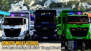 Awal Convoy Bertiga Di Akhir Tinggal Beruda Ya Beginilah - ETS2 Indo