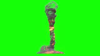 Realistic 3d Tornado Animation Pack on Green Screen Background | 4K | FREE TO USE