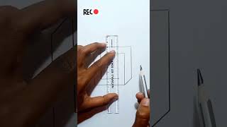 How to draw fantastic 3d illusion 😯|Another amazing art illusion #shorts#fineartbyps