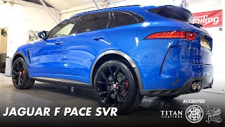 JAGUAR F PACE SVR TITAN COATINGS ZEUS OFFSET DETAILING ESSEX