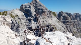 Cime Castrein. Cima est m.2502.Alpi Giulie Occidentali. Friuli.