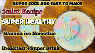 Banana smoothie || Healthy Drink || 5 mint healthy breakfast Recipe by sehar food and vlogs