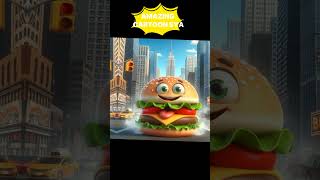 BURGER LUCU | Kartun lucu dan seru #shorts