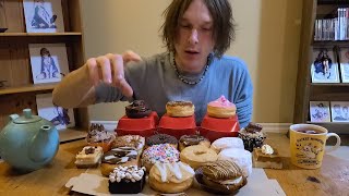 DONUT MUKBANG | Sipping Tea and Eating Dessert