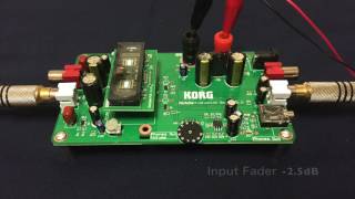 Korg Nutube 6P1 Distortion Check with Organ