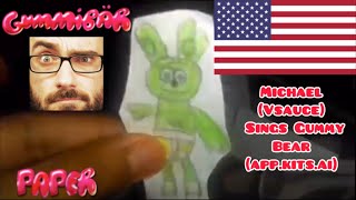 The Gummy Bear Long English Michael (Vsauce) Sings Gummy Bear 🇺🇸 (app.kits.ai) Paper Mode