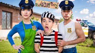 СБЕЖАЛ ИЗ ТЮРЬМЫ ОТ ЗЛЫХ РОДИТЕЛЕЙ!😱 МОД ТЮРЯГА В SCHOOLBOY RUNAWAY!👮‍♂️