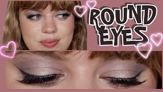 Enhance your ROUND EYES  - eyeshadow, eyeliner, and lashes