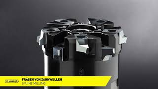 Fräsen von Zahnwellen | Milling PTO shafts