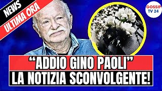 🔴ULTIMA ORA SHOCK: TRAGICA NOTIZIA PER LA MUSICA ITALIANA: GINO PAOLI E'...