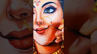 Durga maa painting#subscribe and like