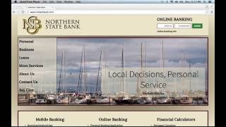 Northern State Bank Online Banking Login Instructions