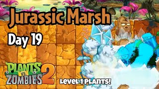 Plants vs Zombies 2 | Jurassic Marsh Day 19