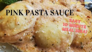 Pink Pasta Sauce || Blush Sauce || 10 minute dinner!!