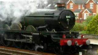 GWR Nunney Castle & Earl of Mount Edgcumbe @ Hereford 16/05/09